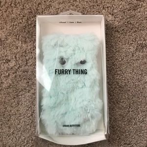 Urban outfitters fluffy iPhone 7 case